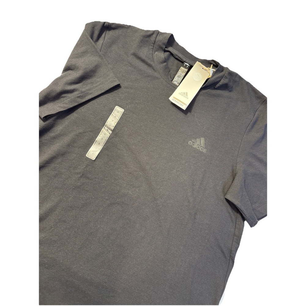 NEW Adidas Axis Tech Men's Black Athletic Training T-Shirt Sz SMALL